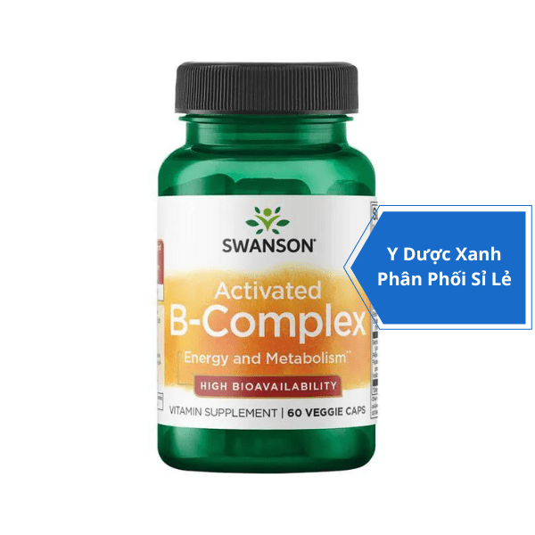 [Phân Phối Sỉ Lẻ] SWANSON ACTIVATED B-COMPLEX, 60 Viên, Viên Uống Hỗ ...